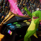 The alligator outfit is also new.